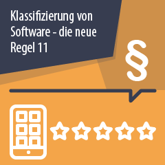 Course Image Klassifizierung von Software – die neue Regel 11 und ihre Folgen - Websession 5