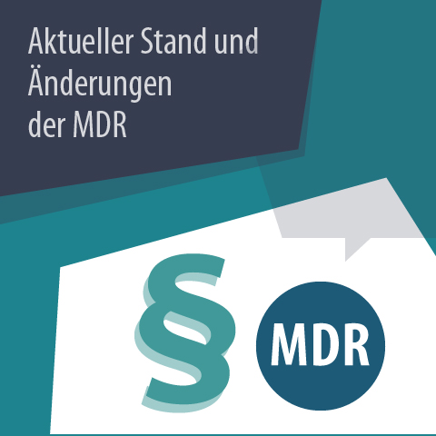 Course Image Aktueller Stand und Änderungen der MDR - Websession 2020
