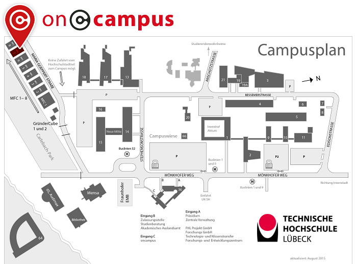 Lageplan oncampus