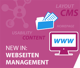 New in Webseiten Management